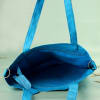 Gift Vogue Canvas Tote Personalized Bag - Blue