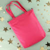 Shop Vogue Canvas Tote Personalized Bag - Pink