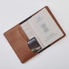 Gift Wanderlust Personalized Passport Cover - Tan