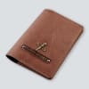 Buy Wanderlust Personalized Passport Cover - Tan