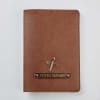 Wanderlust Personalized Passport Cover - Tan Online