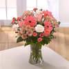 Warm Glow Bouquet in Glass Vase Online