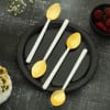 Buy Warm White Dessert Spoons (Set of 4)
