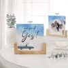 We Said Yes Personalized Acrylic Frame With Wooden Base Online