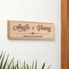 Gift Welcome Home - Personalized Wooden Name Plate