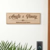 Buy Welcome Home - Personalized Wooden Name Plate