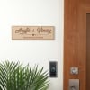 Welcome Home - Personalized Wooden Name Plate Online