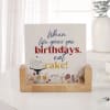 Shop When Life Gives You Birthdays Eat Cake Personalized Sandwich Frame