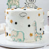 Shop Whimsical Animal Themed SemiFondant Cake 1 kg