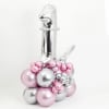 Shop Whimsical Celebration - Balloon Arrangement - Pink And Silver