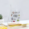 Gift Whimsical Treats Personalized Can Glass With Straw