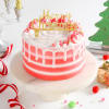 Gift White And Red Christmas Drip Cake (2kg)
