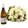 White bouquet with Chablis Online