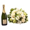 White bouquet with Champagne Online