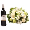 White bouquet with Groot Geluk Red Online