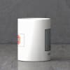 Buy White Ceramic Mug - Customized with Logo Image And Name