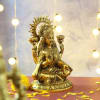 Shop White Metal Lakshmi Ganesha Idol