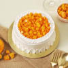 White Summer Mango Harvest Cake  (Half kg) Online