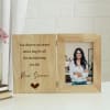 Buy Wife Wonder Woman Personalized Wooden Photo Frame