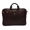 Wine Brown Sleek Christopolo Men's Laptop Bag Online