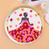 Gift Women's Day Special Dress Cake (Half kg)