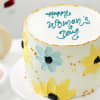 Shop Womens Day Special Floral Cake (Half kg)