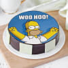 Woo Hoo Photo Cake (Half Kg) Online