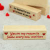 Buy Wooden Blocks with Love Message in Tray