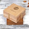 Buy Wooden Coaster Set- Customized with Logo & Message