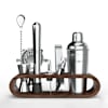 Wooden Elegance Home Barware - Set Of 10 Online