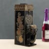 Wooden Embossed Painted Elephant Shape Wine Bottle Box Online