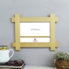 Wooden Photo Frame - Customized With Logo And Message Online