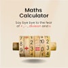 Shop Wooden Roller Maths Calculator - Single Piece
