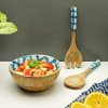 Wooden Salad Bowl Toss N Serve Set Online