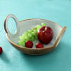 Buy Wooden Serving Bowl with Enamel Paint