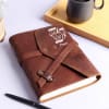 Gift Work For It Personalized Leather Diary