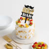 Gift World's Best Dad Exotic Fruit Fusion Cake (500 gm)