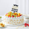 Buy World's Best Dad Fruit Burst Cake (Half Kg)