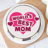 Buy World's Best Mom Cake (Half Kg)
