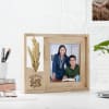 Gift World's Best Mom Personalized Rotating Flower Frame
