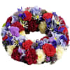 Wreath for funeral, blue-red-white Online