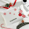 Xmas Baubles Personalized Canvas Pillow Online