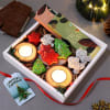 Xmas Cookies And Chocolates Gift Tray Online