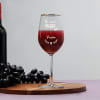 Buy Xmas Personalized Set of 2 Wine Glasses