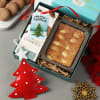 Xmas Tree With Cake And Cookies Hamper Online
