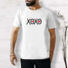 XOXO Cotton T-Shirt in White Online
