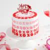 Gift XOXO Sweetheart Semi-fondant Cake (1 Kg)