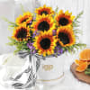 Yellow Mellow Sunshine Bouquet Online