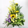 yellow & purple arrangement Online