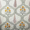 Gift Yellow Reversible Jaipur Block Print Double Bed Quilt